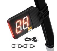 Luz trasera de bicicleta - Luces traseras de bicicleta Recargables | Luces de bicicleta, con matrícula, 3 modos, Accesorios de Ciclismo para Scooter eléctrico, Carretera, Montaña, Equitación No