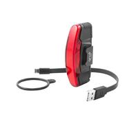 Spanninga Faro Luz Trasera Recargable, Unisex Adulto, Rojo, Talla única