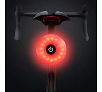 Luz Trasera de Bicicleta, WASAGA LED USB Recargable, Impermeable, Advertencia, 5 Modos, luz Trasera (Rojo)