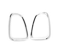 Luz Trasera De Coche Cubierta Luz Trasera Marco Decorativo Anillo Luz Trasera para Mini para Cooper para R56 para R57 para R58 para R59 2007 2008 2009 2010 2011-2013 Grupo Óptico Trasero(Plata)