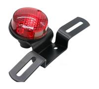 Luz Trasera De Motocicleta con Soporte Placa Matrícula para, Personalizada para Bobber para Chopper Lámpara Led Retro Soportes de matrículas para Moto(1)