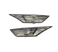 Luz trasera del coche Marcador de para giro para luz de señal lateral para lámpara de hoja para HONDA para CIVIC 2016 2017 2018 2019 2020 2021 FC1 34350-TET-H01 34300-TET-H01(Smoked with bulbs)