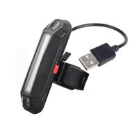 Luz trasera delantera para bicicleta, lámpara LED recargable por USB, luz de seguridad de alto brillo con construcción impermeable, lámpara trasera de bicicleta resistente, accesorio de ciclismo de di