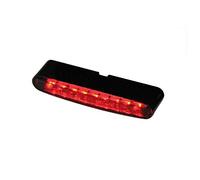 Luz trasera/freno LED Highsider STRIPE tintada con ABE 53,5 x 7 x 15 mm | LED de potencia, carcasa de plástico negro, homologación E, apto para calle, sin registro, homologado