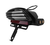 Luz trasera freno Luces Motocicleta Lámpara Guardabarros Trasero Soporte Luz Trasera Freno LED Para Para Dyna Para Fat Para Bob Para Softail 2006-2015