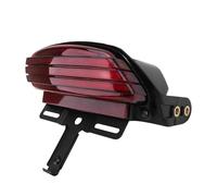 Luz trasera freno Luces Motocicleta Lámpara Guardabarros Trasero Soporte Luz Trasera Freno LED Para Para Dyna Para Fat Para Bob Para Softail 2006-2015