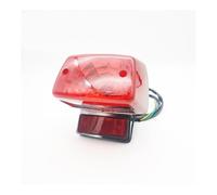 Luz Trasera Freno Luz Trasera de Motocicleta para Haojue para para Qingqi para Jincheng GZ125 GZ150 GN125F luz de Freno Trasera cromada Decorativa.