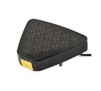 luz Trasera Freno Motocicleta LED Intermitente de Alta Potencia 3er Parachoques Trasero 20 Piezas luz Freno Central Estilo F1