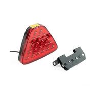 luz Trasera Freno Motocicleta LED Intermitente de Alta Potencia 3er Parachoques Trasero 20 Piezas luz Freno Central Estilo F1