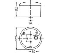 Luz trasera HELLA 2ZR 964 169-037