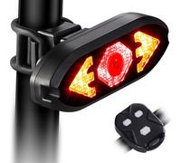 Luz Trasera Inteligente para Bicicleta Recargable por USB, Luz de de Giro para Bicicleta, Luz de Advertencia de Seguridad Trasera, Alarma para Bicicleta para de Noche en Montaña