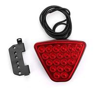 Luz trasera LED de 12V con 20 LEDs para freno y marcha atrás, lámpara de advertencia estroboscópica para motocicleta, , camión, SUV