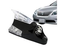 Luz trasera LED de advertencia de aleta de tiburón | Lámpara de luz intermitente de energía eólica,Luz de advertencia LED con forma de aleta de tiburón para motocicletas, automóviles, camiones y scoot