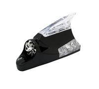 Luz trasera LED de advertencia de aleta de tiburón - Lámpara de luz intermitente de energía eólica - Luz LED en forma de aleta de tiburón adecuada para motocicletas, scooters, automóviles, bicicletas,