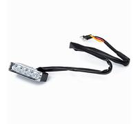 Luz Trasera LED Rojo Universal Marca E11 Moto Mini Cruiser Acesorios Negro