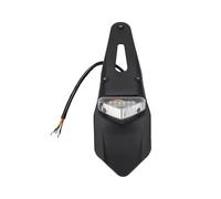 Luz Trasera LED Universal Para Motocicleta Guardabarros Trasero Luz De Freno Luz Trasera Para WRF 250 400 426 450 Freno Trasero(White)
