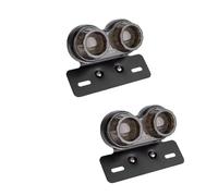 Luz Trasera Luz Trasera De Freno LED para Motocicleta, Luz De Destello, Luz De Freno De Motocicleta, Luz Trasera con Luz De Matrícula, Indicadores De Señal De Giro