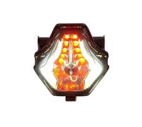 Luz Trasera Motocicleta Luz Freno Indicador LED Luz De Freno Lámpara Trasera Para R25 Para R3 Para MT03 Para MT07 Para MT-25 Para FZ-07 Para Y15ZR Trasera(White Light)