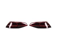 Luz Trasera Par luces traseras para para Golf 7 Mk7.5 (2013-2020), freno, intermitentes agua Piloto Trasero(Red Clear 2PCs)