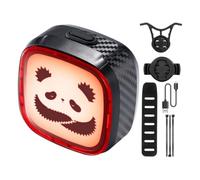 Luz trasera para bicicleta, 3 modos de detección tipo C, señales | Luces nocturnas para bicicleta - Para exteriores, hogar, trabajo, viajes, supervivencia, patio, camino, entrada, montaña
