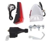 Luz trasera para bicicleta de carretera Steel City, kit de faros delanteros con generador de dinamo compatible, entretenimiento deportivo re