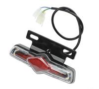 Luz trasera para bicicleta eléctrica con función de intermitente, entrada de 36 V-60 V, lámpara trasera montada en rack, carcasa ABS, 145 x 45 x 70 mm, para ciclistas y viajeros eléctricos