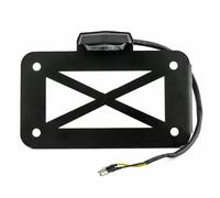 Luz Trasera para Bobber para Cafe para Racer, Montaje Lateral del Eje De 0,75 ", Soporte para Matrícula De Motocicleta, LED Soportes de matrículas para Moto