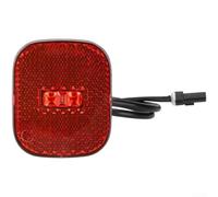 Luz trasera para Segway para ninebot para Max para G3 F3 para zt3 Pro | LED de alto brillo, seguridad nocturna mejorada, función de luz de freno, color rojo, fácil visibilidad
