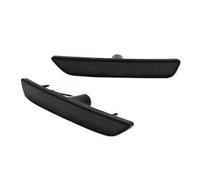 Luz trasera Parachoques Delantero Y Trasero Del Coche Para Ford Para Mustang Para Base GT Para Shelby GT500 Boss 302 2010-2014 Luz De Indicador Lateral Blanca Indicador(2xfront Black Amber)
