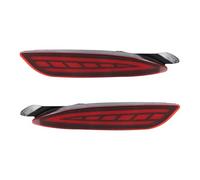 Luz Trasera Parachoques para Mazda para CX-5 para CX5 2022-2023 1 Juego De Reflectores Traseros Luces LED Parachoques Luces Freno Señal Giro(Model A)