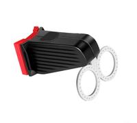 Luz trasera recargable para bicicleta, luz trasera LED para bicicleta con 6 modos, lámpara de seguridad de carga USB para MTB, bicicleta de carretera, casco, cochecito, silla de ruedas, esencial para