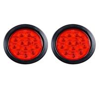 Luz Trasera Redonda Impermeable de 4 Pulgadas (12 Luces) para Remolque camión y automóvil.