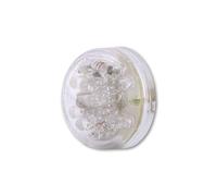 Luz trasera SHIN YO LED, DISC, vidrio transparente, aprobado por E