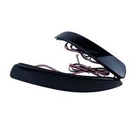 Luz Traseras para E70 para X5 2006 2007 2008 2009 2010 2011 2012 2013 2X Reflector Parachoques Trasero LED con Lente Ahumada Negra Luz Freno Roja Piloto Trasero