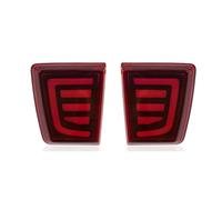 luz Trasero Izquierdo Compatible Con Mitsubishi Para Pajero Para Shogun V97 V98 V87 V93 V95 Para Montero 2007-2020 Dinámico Intermitente Luz 12V Coche Trasero Reflector Parachoques(Red)
