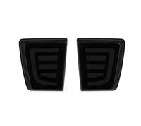 luz Trasero Izquierdo Compatible Con Mitsubishi Para Pajero Para Shogun V97 V98 V87 V93 V95 Para Montero 2007-2020 Dinámico Intermitente Luz 12V Coche Trasero Reflector Parachoques(Smoked)