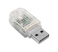 Luz USB del coche,Luz ambiental automática - Conversión automática de luces USB, sensor de voz y luces coloridas para añadir romance Funciona con el coche, el ordenador