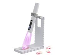 Luz UV de mano para uñas de gel, máquina secadora LED recargable por USB, luz UV de mano con pantalla LCD, para niñas, hogar, salón, estudio, camping, viajes por carretera