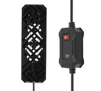 Luz UV para Acuario, Lámpara Pura para Acuario, Doble Tubo, Purificación Rápida de Agua, Luz Uniforme, Alta Penetración para Acuario, Pecera (22W)