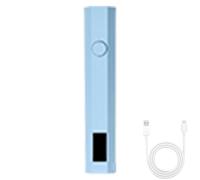 Luz UV para uñas de gel recargable, mini lámpara LED para secado rápido, bolígrafo de curado flash inalámbrico | Secador de pegamento portátil de un solo dedo para manicura, bricolaje, herramienta de