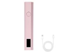 Luz UV para uñas de gel recargable, mini lámpara LED para secado rápido, bolígrafo de curado flash inalámbrico | Secador de pegamento portátil de un solo dedo para manicura, bricolaje, herramienta de
