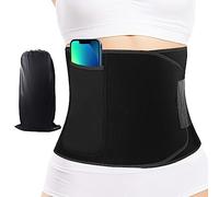 LUZOON Faja Reductora Mujer y Hombre, Fajas Reductoras Adelgazantes para Gimnasio de Neopreno, Cinturón Lumbar Abdominal para Fitness y Deporte (Large)
