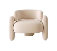 LUZZILE Sofacama Home - Sofá pequeño nórdico simple estilo crema, para sala de estar, ocio, sofá individual para habitación