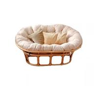 LUZZILE Sofacama - Sillón reclinable de ratán para sala de estar, ocio, almuerzo, sofá pequeño para habitación