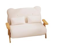 LUZZILE Sofacama - Sofá cama plegable de madera maciza para sala de estar, para habitación