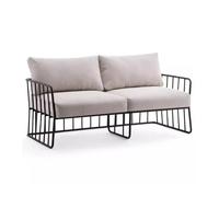LUZZILE Sofacama - Sofá moderno y simple para sala de estar, pequeño apartamento, tienda de ropa, sofá de tela doble para habitación