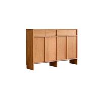 LUZZILE Zapatero 160x38x110cm Cherry Wood Entrance Shoe Cabinet, Home Solid Japanese Storage Furniture, Door Multi-Layer Zapatero