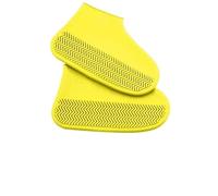 LVCHAO Rain Shoe Covers Protector Anti-Slip Boot For Outdoor Rainy Day Waterproof Reusable Non Slip Para uso Exterior(S,Yellow)