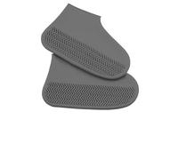 LVCHAO Rain Shoe Covers Protector Anti-Slip Boot For Outdoor Rainy Day Waterproof Reusable Non Slip Para uso Exterior(M,Grey)