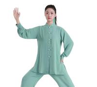 LVCHAO Traje de Tai Chi for mujer: uniforme elegante y fluido for Baduanjin y artes marciales, ropa de actuación for primavera y otoño Para hombres y mujeres(Color2,M)